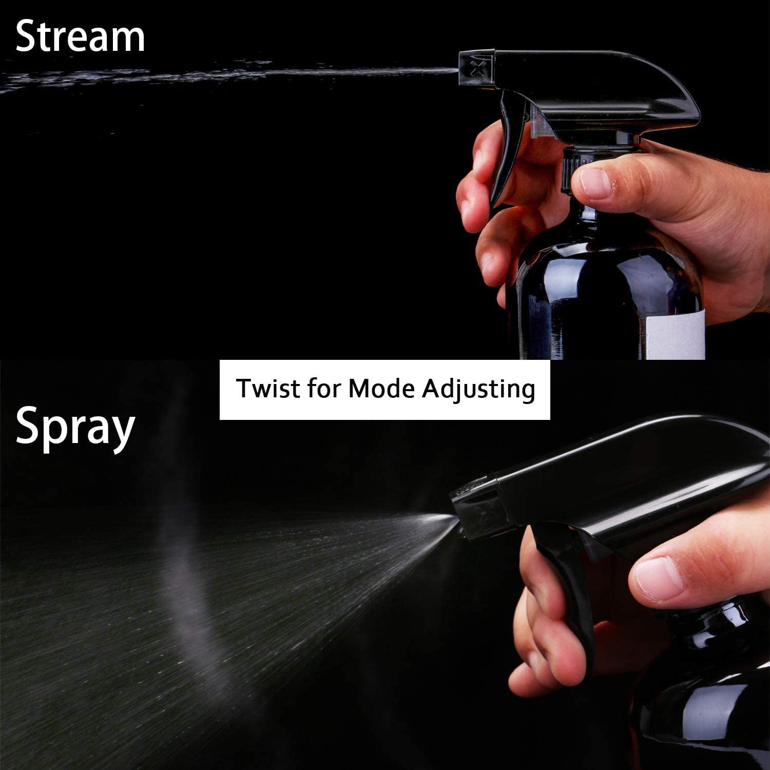 Durable Trigger Sprayer With Mist & Stream Modes & 2 Storage Caps ChefLand 2 Pack 16 Oz Refillable Sprayer for Essential Oil Cleaning Beauty Hair Kitchen Bath Water Empty Blue Glass Spray Bottles Durable Trigger Sprayer With Mist & Stream Modes & 2 Storage Caps ChefLand 2 Pack 16 Oz Refillable Sprayer for Essential Oil Cleaning Beauty Hair Kitchen Bath Water Empty Blue Glass Spray Bottles